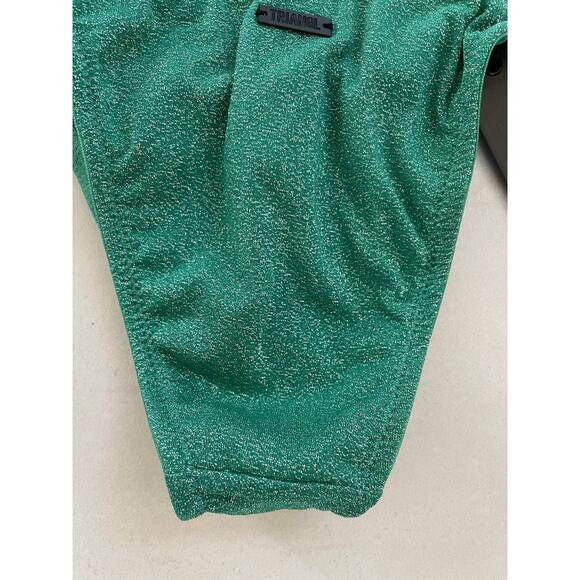 Triangl Swim Vinca String Bikini Bottom Swimwear Sparkle Jade Green - Picture 10 of 12